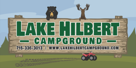 Lake Hilbert Campground, Fence Wisconsin, Marinette County ATV Trails, Ride From Your Site, Wisconsin ATV trails